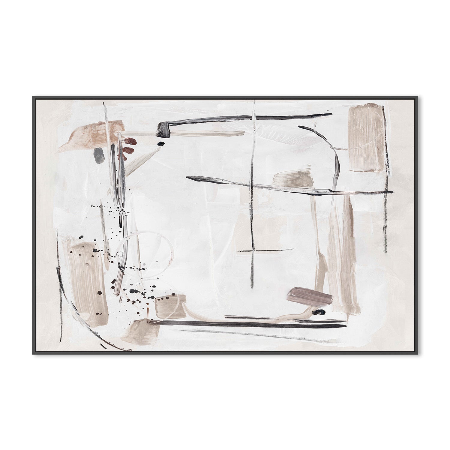 wall-art-print-canvas-poster-framed-Subtle Lines and Soft Hues-3