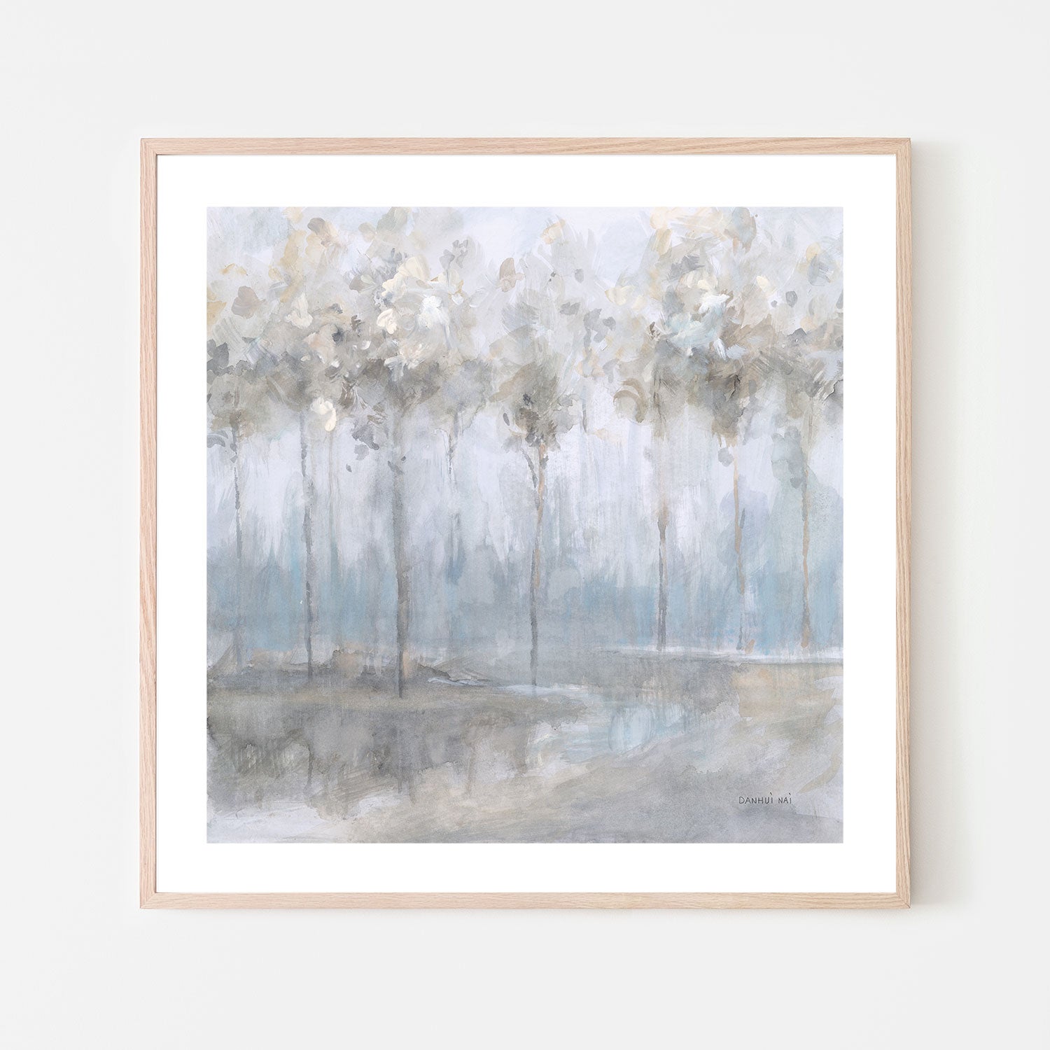 wall-art-print-canvas-poster-framed-Subtle Woodland , By Danhui Nai-GIOIA-WALL-ART