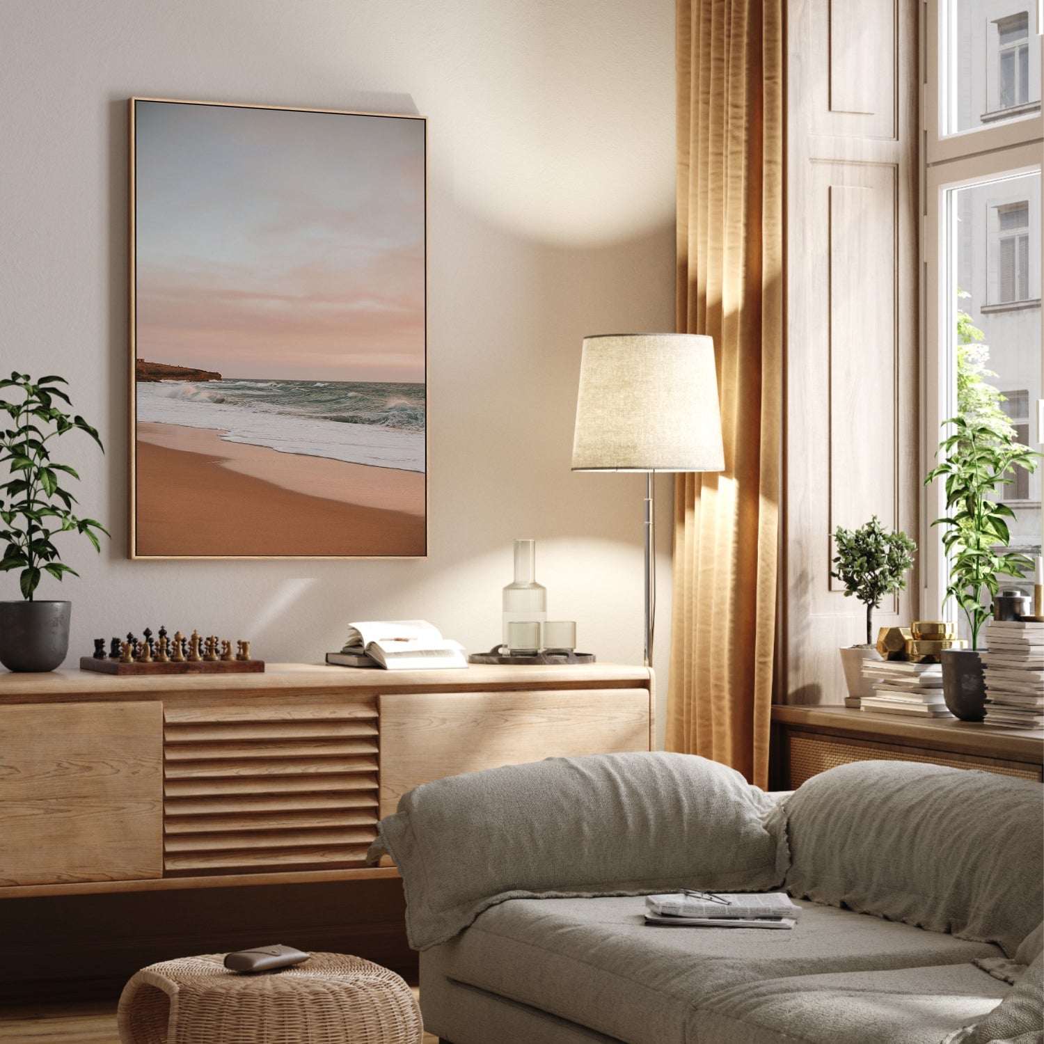 wall-art-print-canvas-poster-framed-Summer Beach , By Hello Twiggs-7