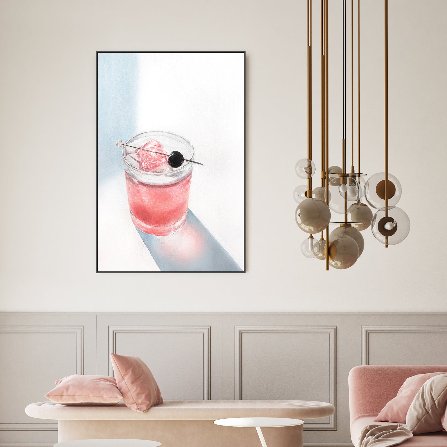 wall-art-print-canvas-poster-framed-Summer Cherry Cocktail-2