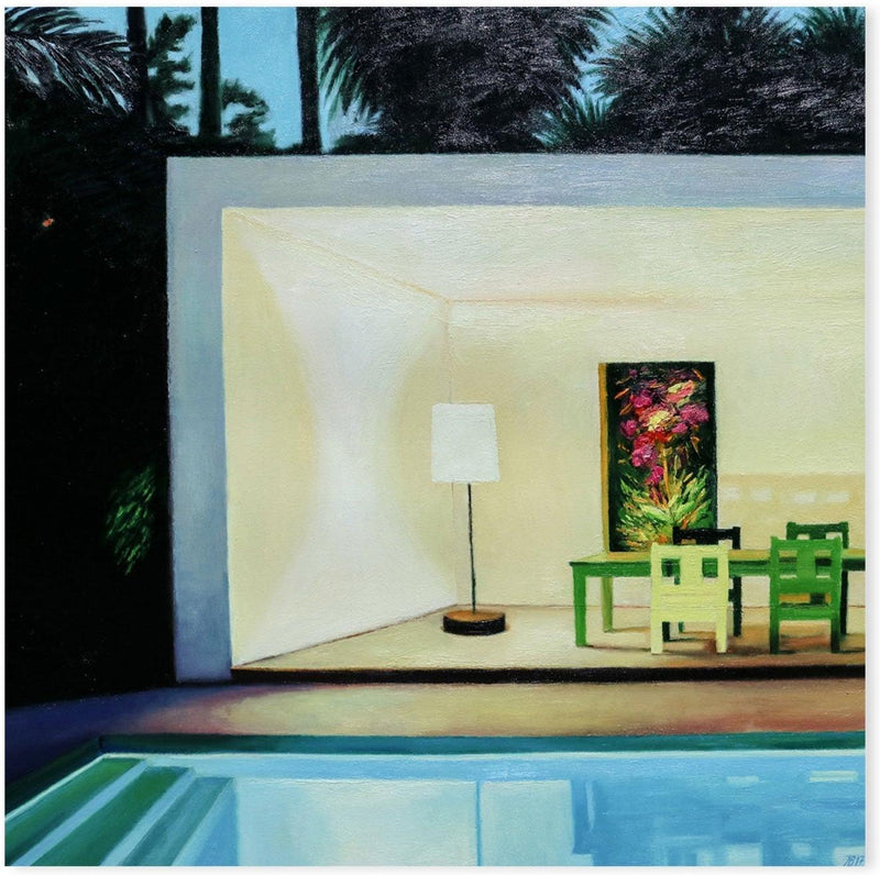 wall-art-print-canvas-poster-framed-Summer Evening , By Ieva Baklane-GIOIA-WALL-ART