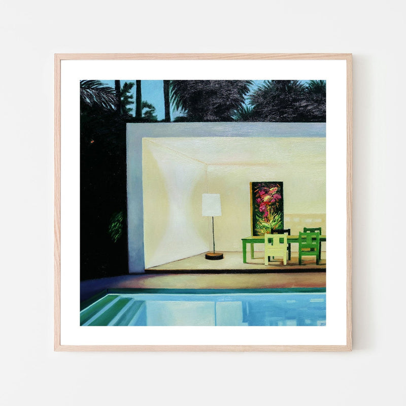 wall-art-print-canvas-poster-framed-Summer Evening , By Ieva Baklane-GIOIA-WALL-ART