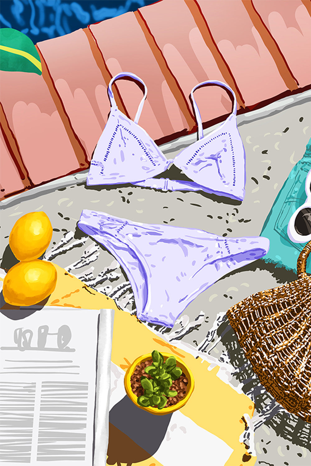 wall-art-print-canvas-poster-framed-Summer On My Mind-1