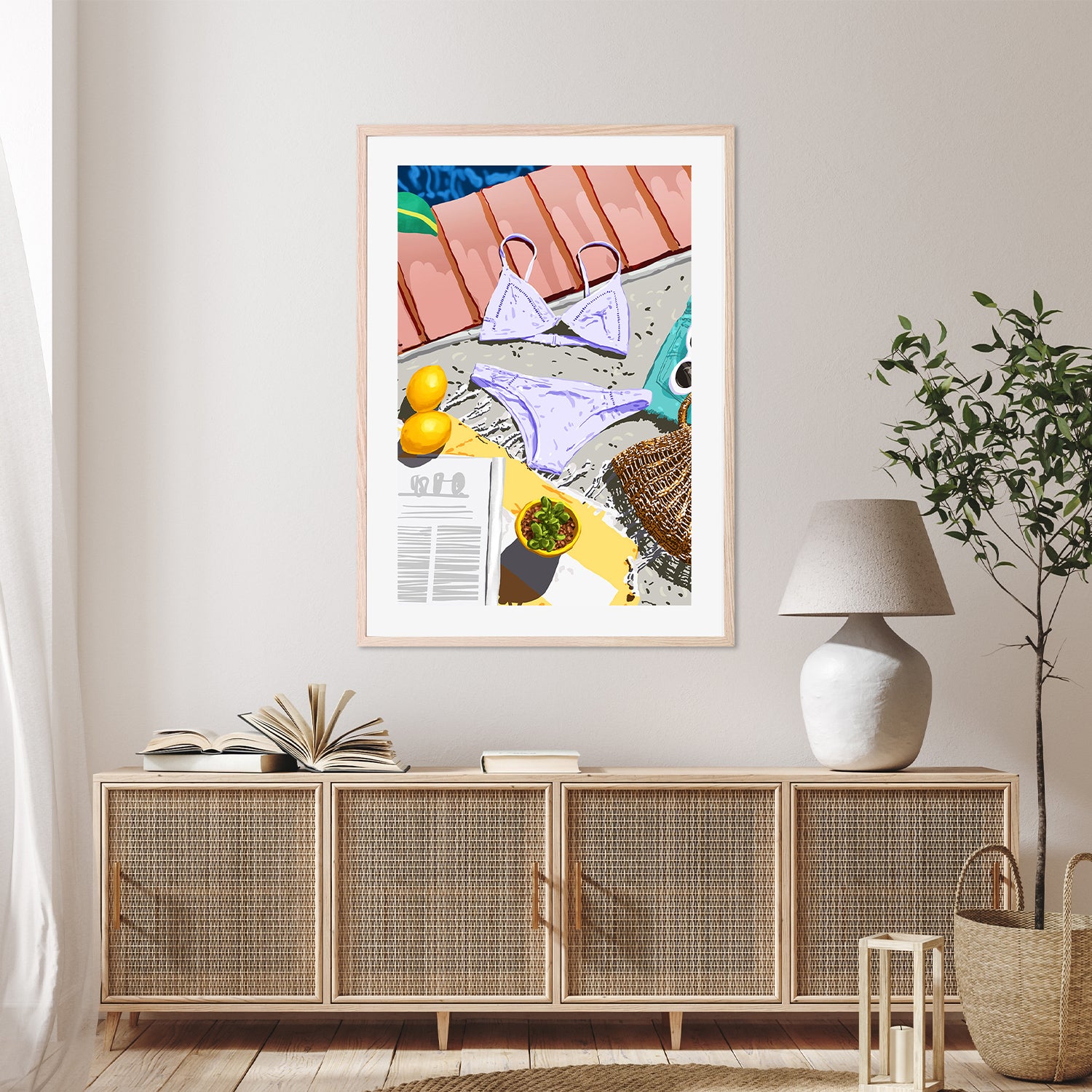 wall-art-print-canvas-poster-framed-Summer On My Mind-9