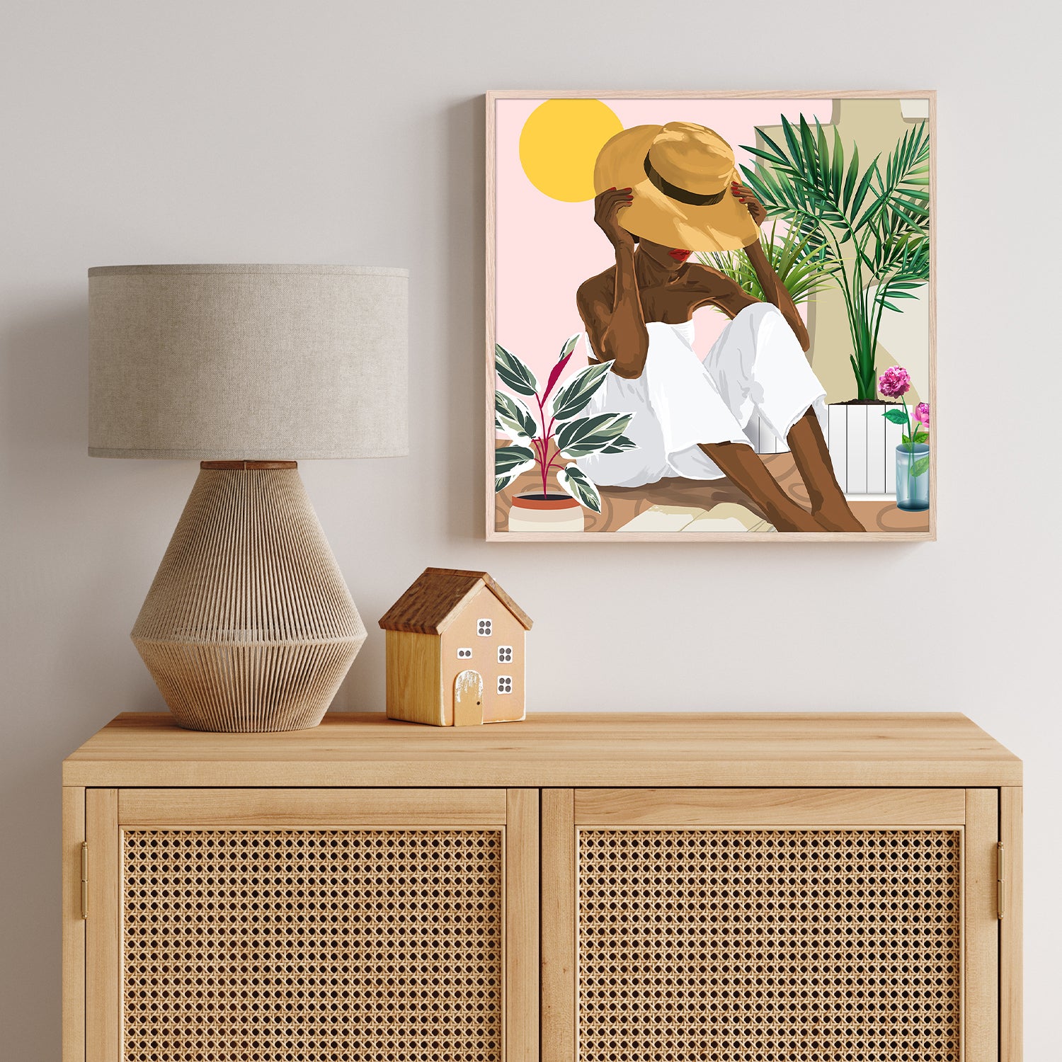 wall-art-print-canvas-poster-framed-Summer Reading-9