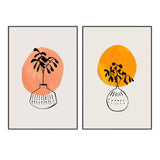 wall-art-print-canvas-poster-framed-Summer Vases, Set Of 2 , By Ejaaz Haniff-GIOIA-WALL-ART