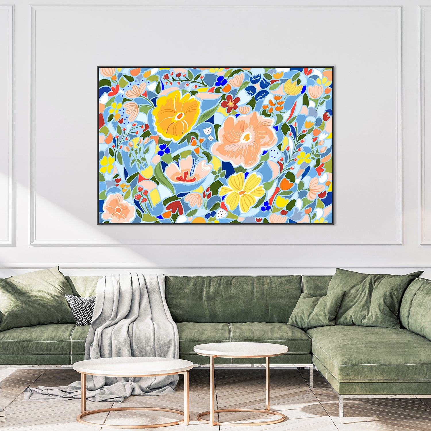 wall-art-print-canvas-poster-framed-Summery Floral-8