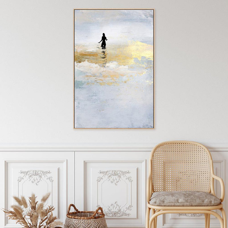 wall-art-print-canvas-poster-framed-Sun Dip , By Dan Hobday-by-Dan Hobday-Gioia Wall Art