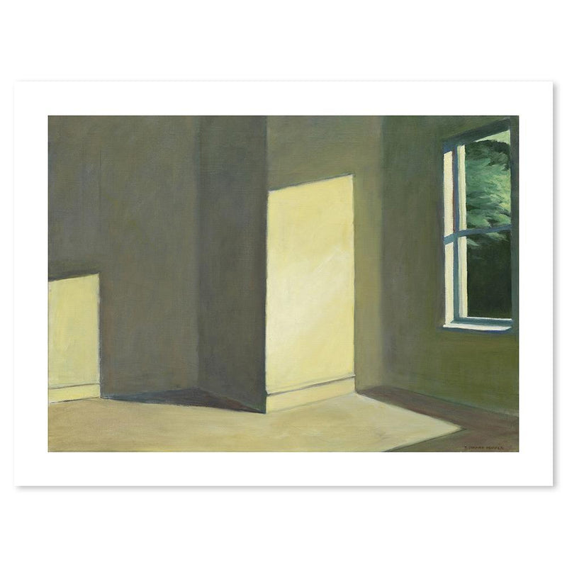 wall-art-print-canvas-poster-framed-Sun In An Empty Room, By Edward Hopper-by-Gioia Wall Art-Gioia Wall Art