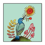 wall-art-print-canvas-poster-framed-Sunflower Bird-GIOIA-WALL-ART