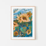 wall-art-print-canvas-poster-framed-Sunflowers , By Eleanor Baker-6