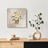 wall-art-print-canvas-poster-framed-Sunflowers In Rattan , By Julia Contacessi-GIOIA-WALL-ART