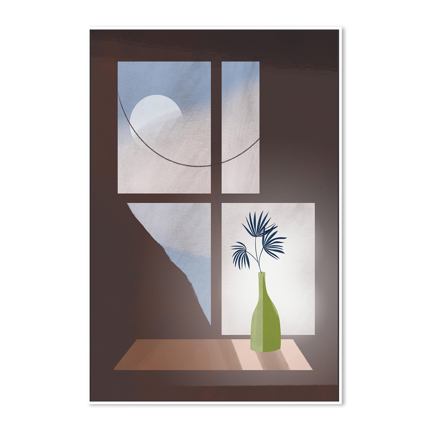 wall-art-print-canvas-poster-framed-Sunlight Through the Window-5