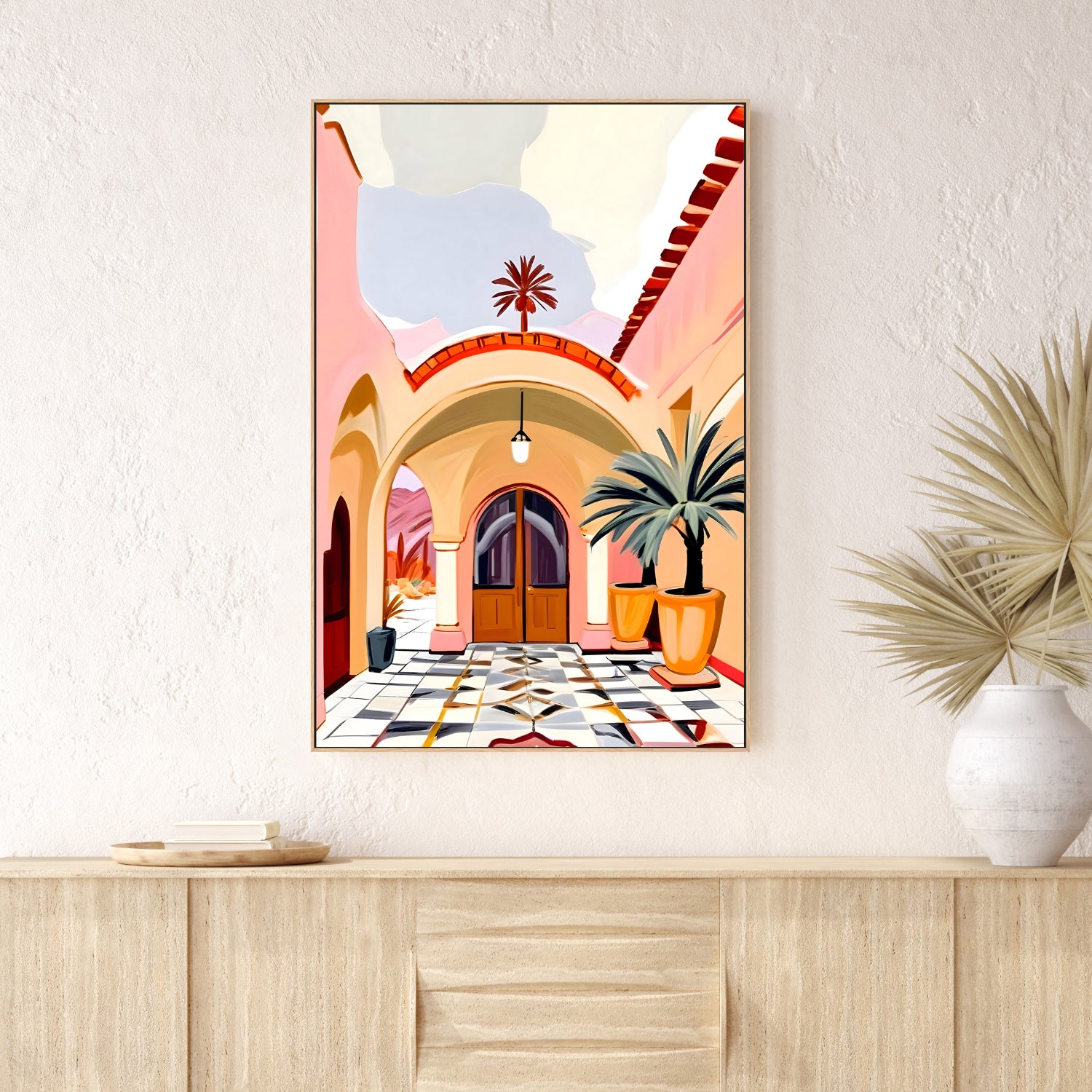 wall-art-print-canvas-poster-framed-Sunlit Passageways-2