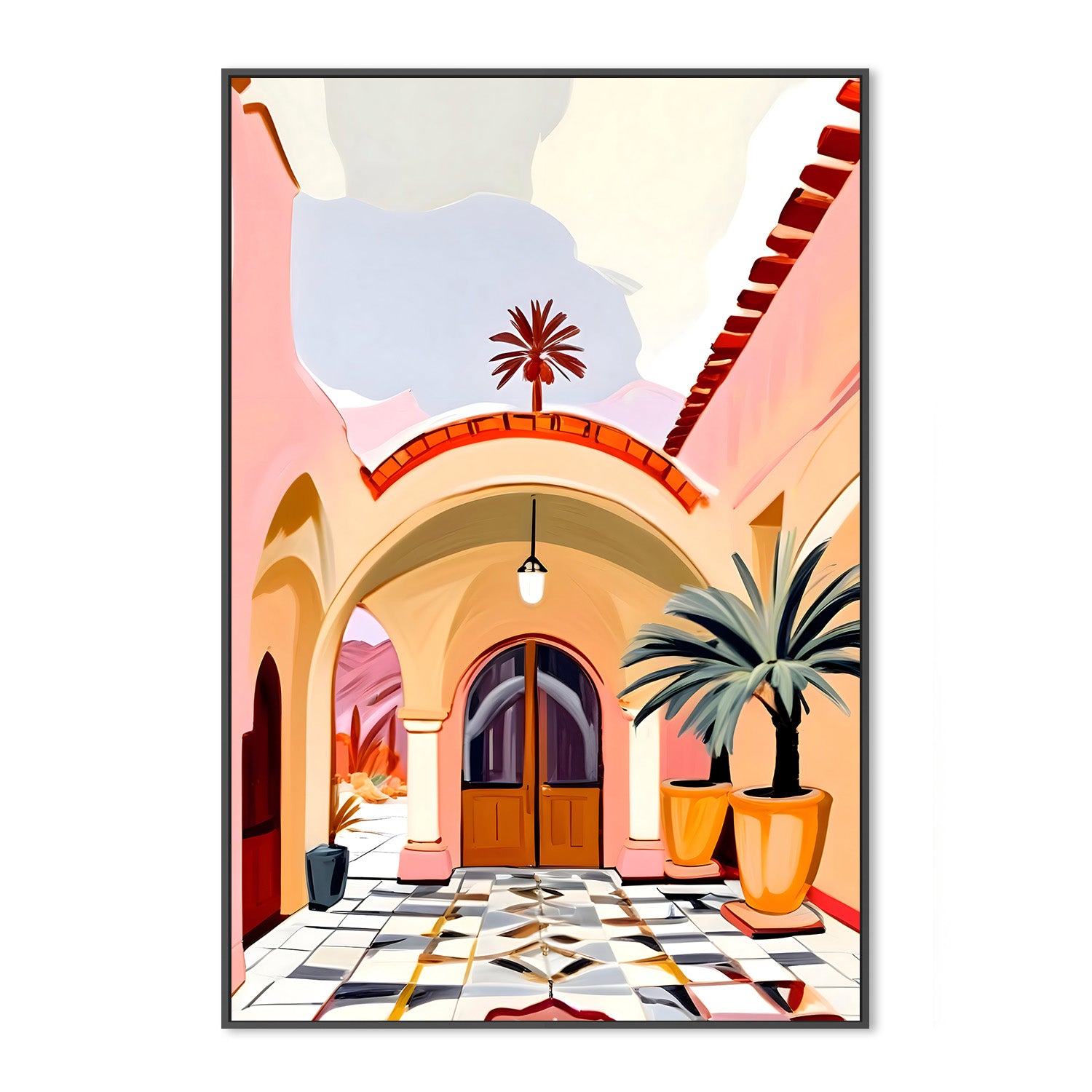 wall-art-print-canvas-poster-framed-Sunlit Passageways-3