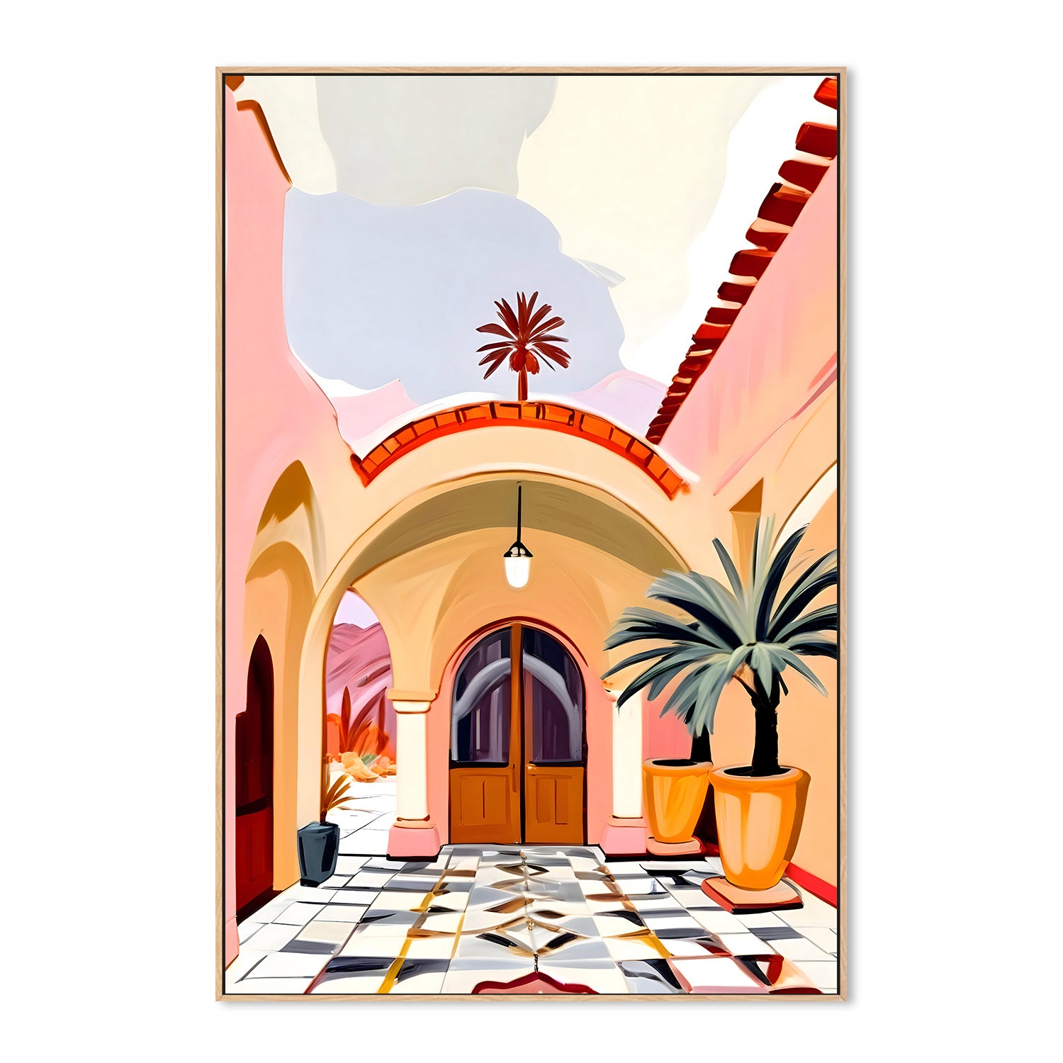 wall-art-print-canvas-poster-framed-Sunlit Passageways-4