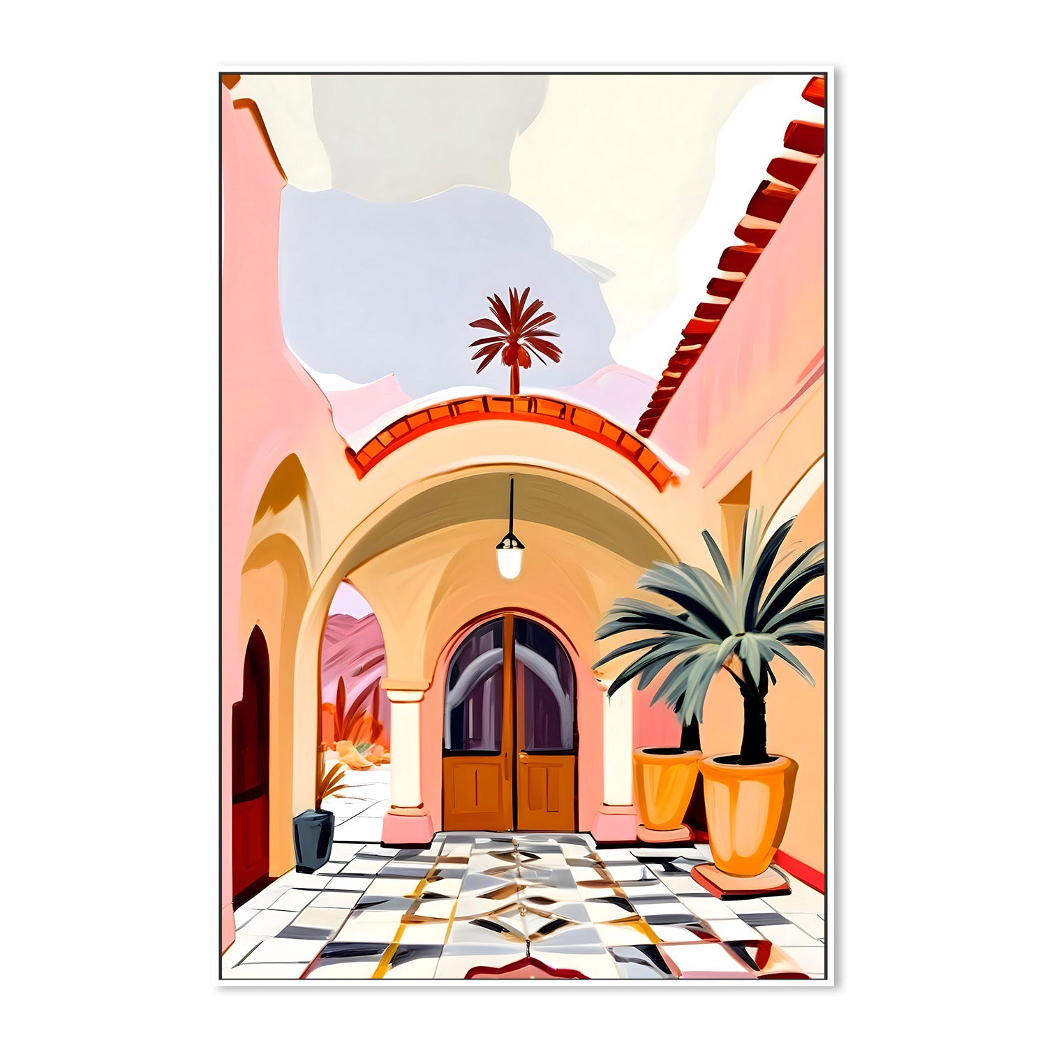 wall-art-print-canvas-poster-framed-Sunlit Passageways-5