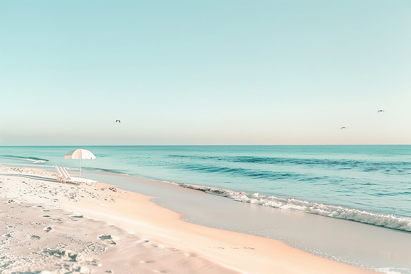 wall-art-print-canvas-poster-framed-Sunlit Shoreline-1