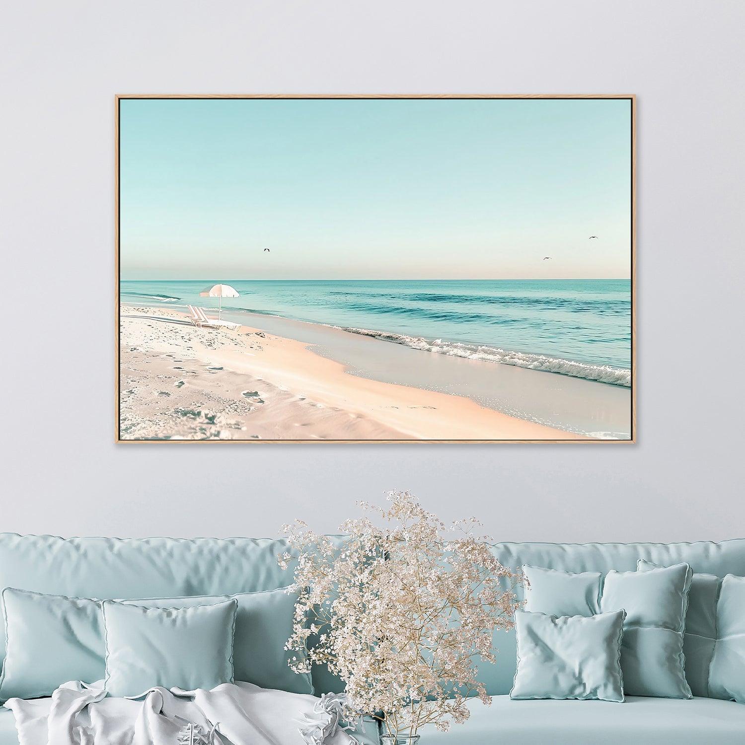 wall-art-print-canvas-poster-framed-Sunlit Shoreline-2