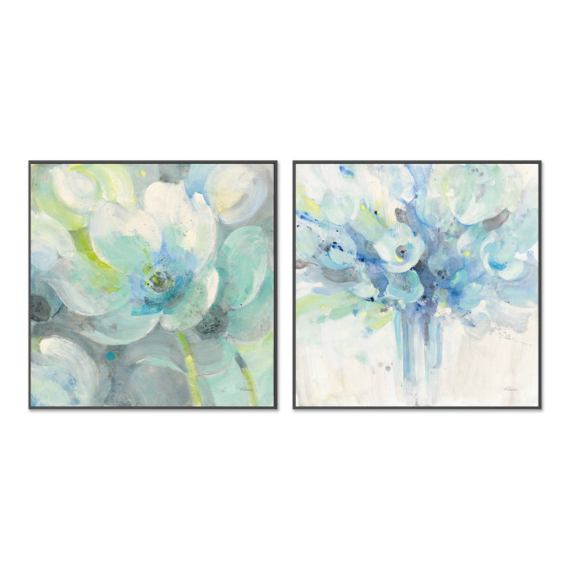 wall-art-print-canvas-poster-framed-Sunny Bloom & Sun Kissed, Set Of 2 , By Albena Hristova-GIOIA-WALL-ART