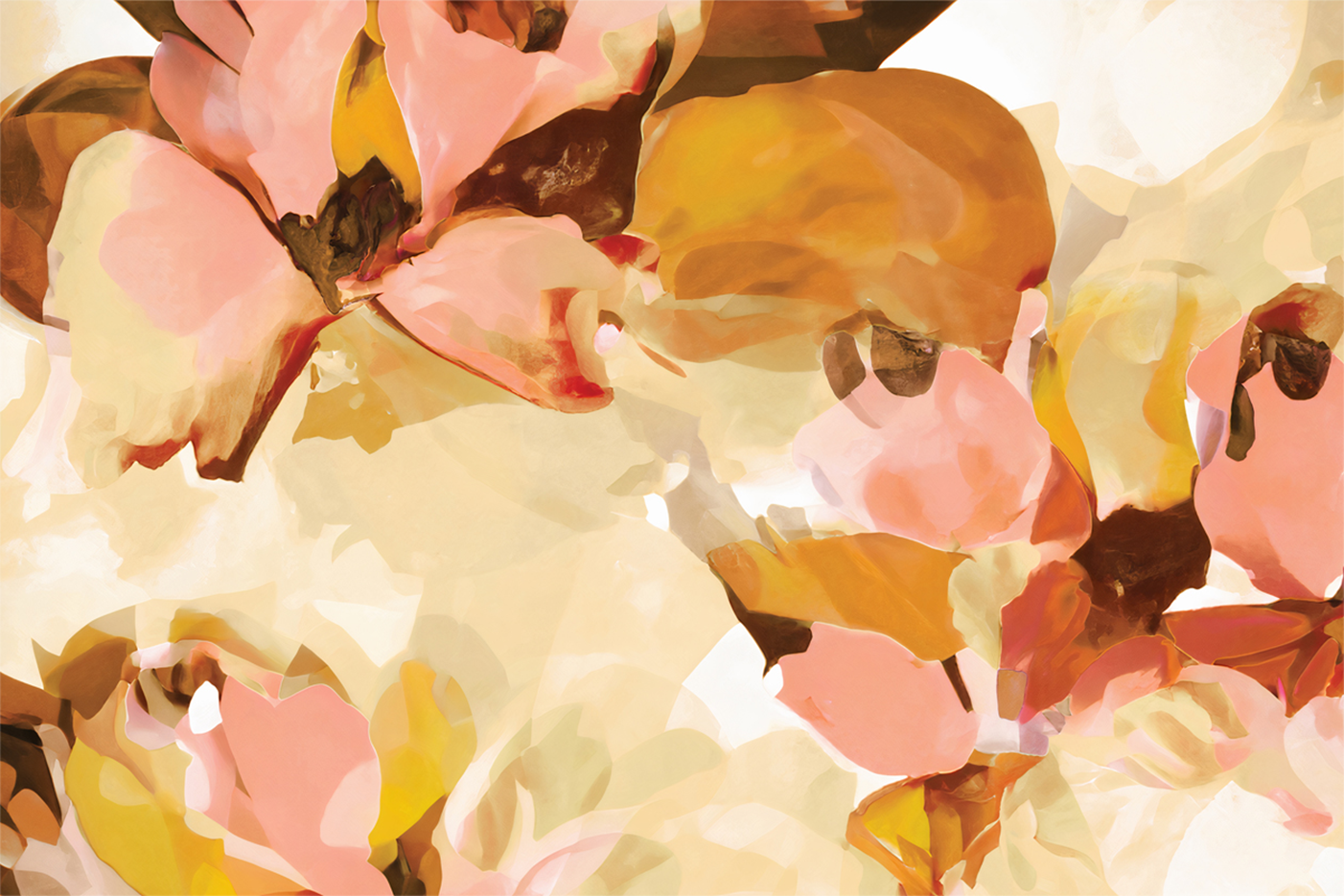 Sunny Floral , By Dear Musketeer Studio Wall Art Print Framed Canvas