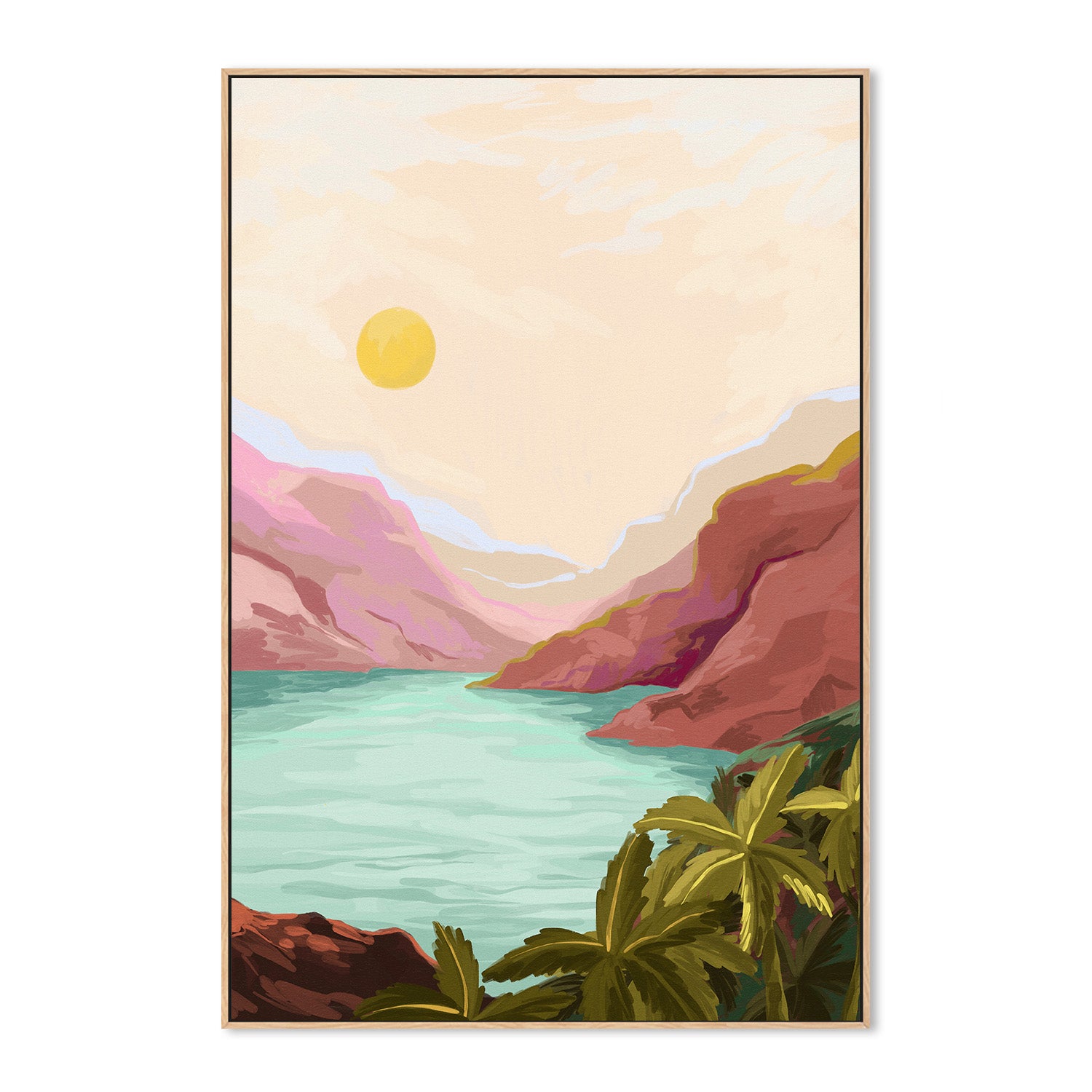 wall-art-print-canvas-poster-framed-Sunny Paradise-4