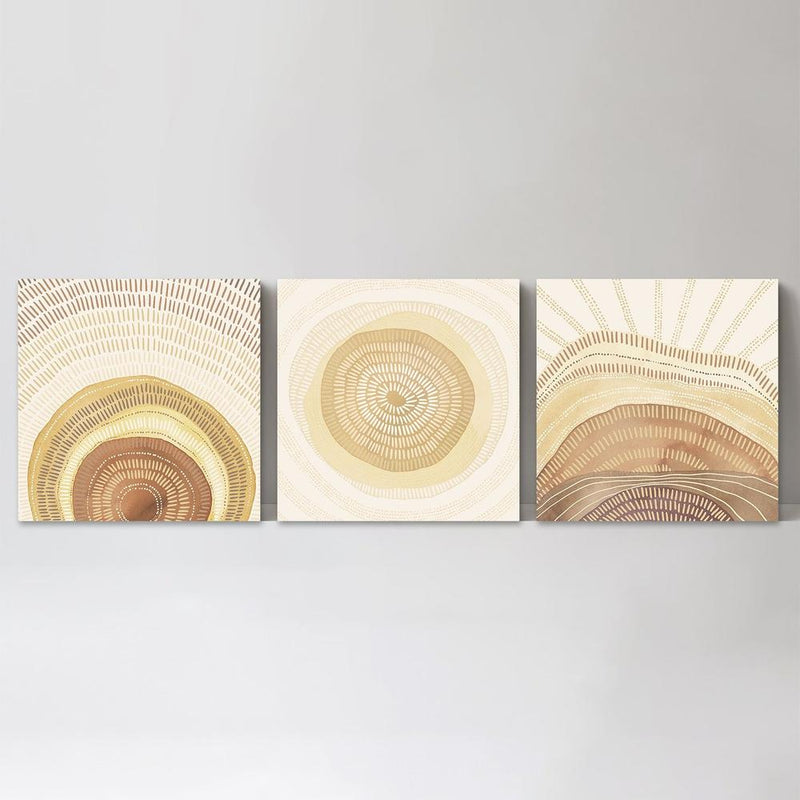 wall-art-print-canvas-poster-framed-Sunrise, Set Of 3-by-Emily Wood-Gioia Wall Art