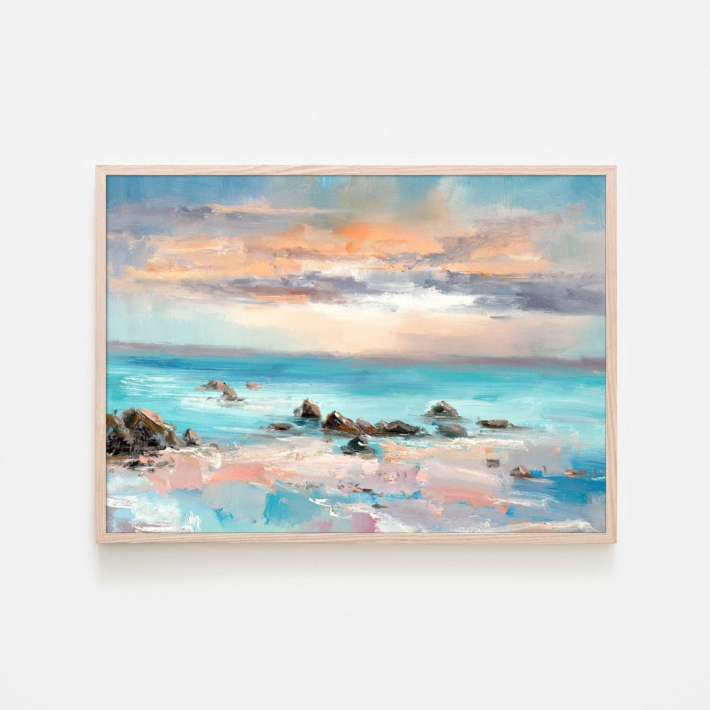 wall-art-print-canvas-poster-framed-Sunset Beach-6