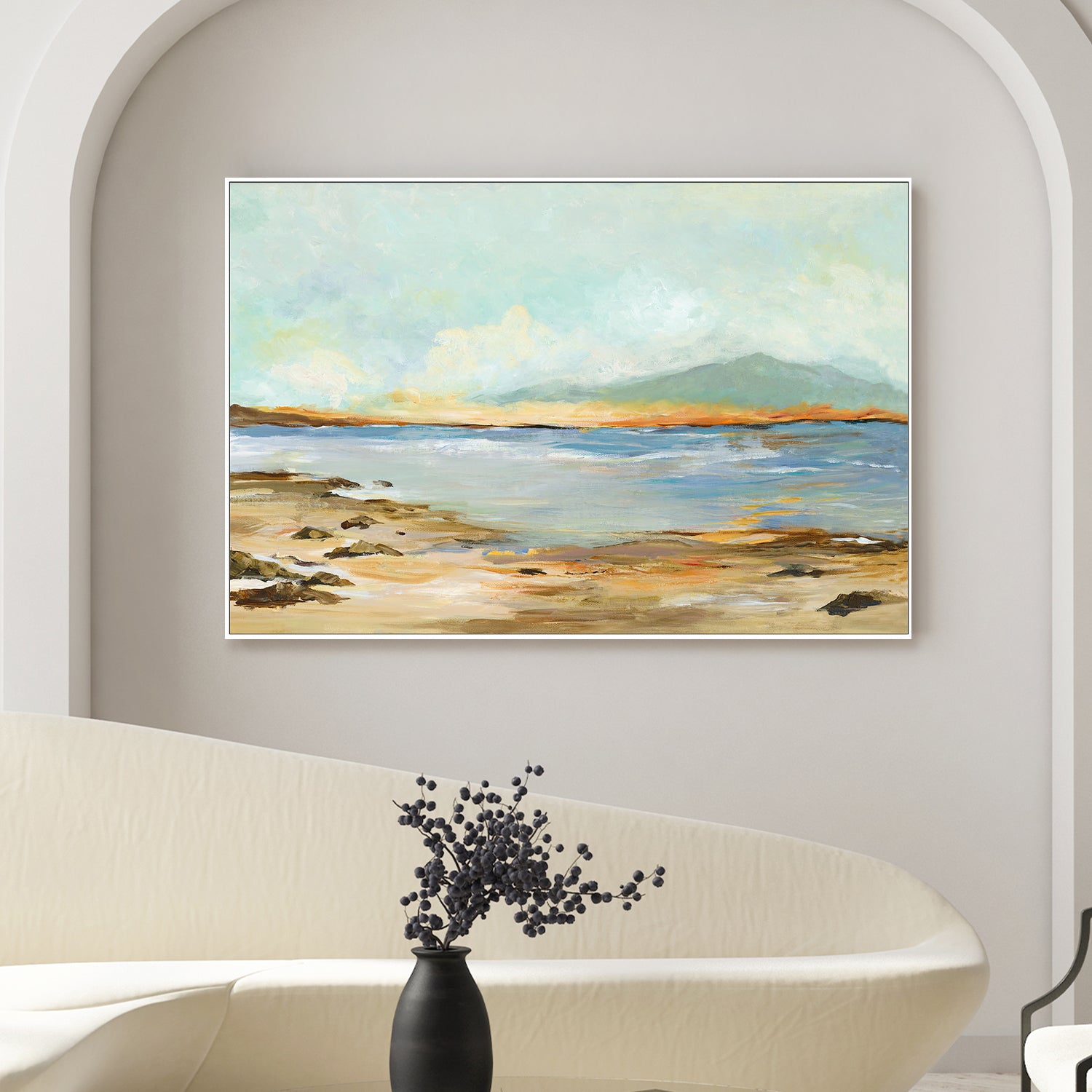 wall-art-print-canvas-poster-framed-Sunset on the Sand-2