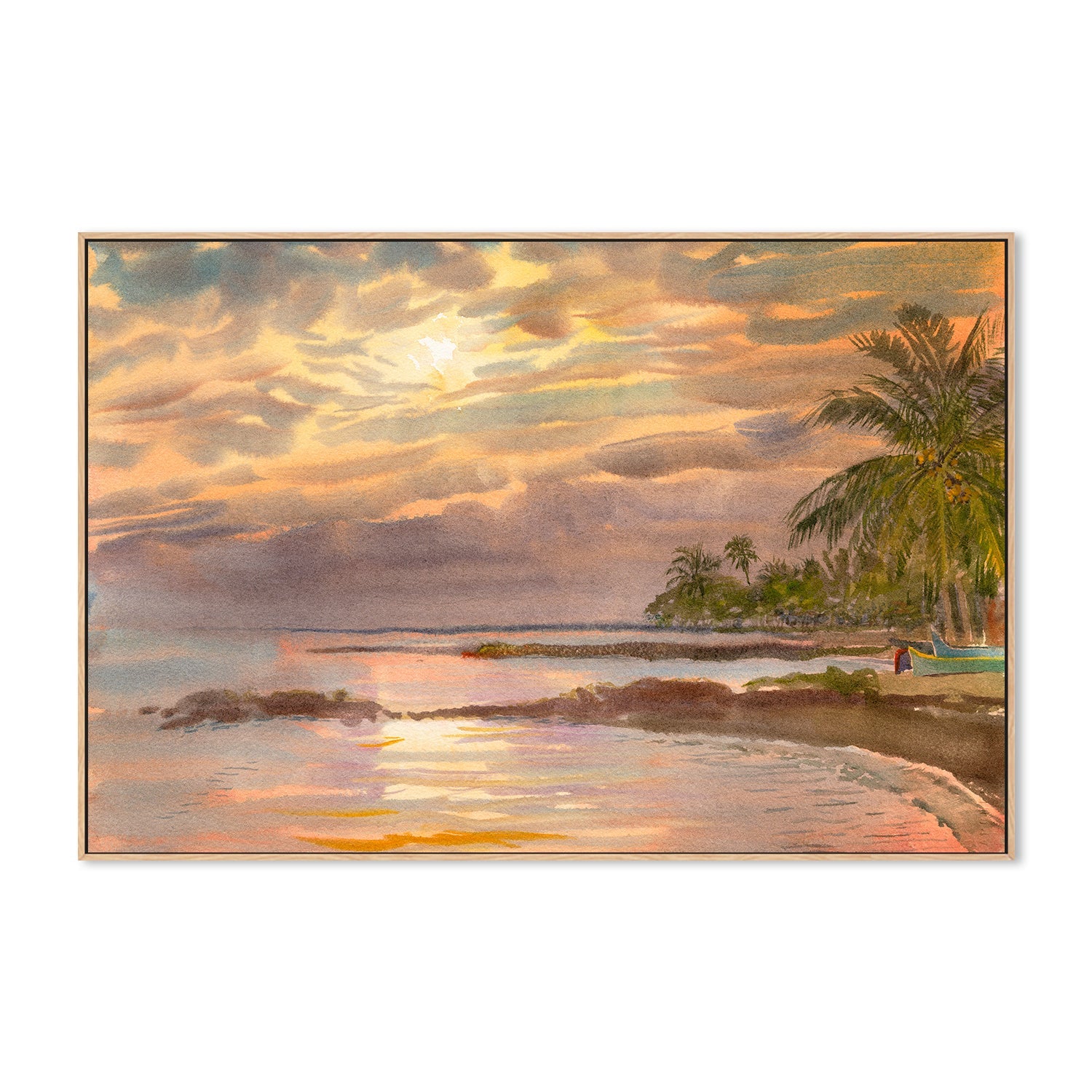 wall-art-print-canvas-poster-framed-Sunset Warmth , By David Dallison-4