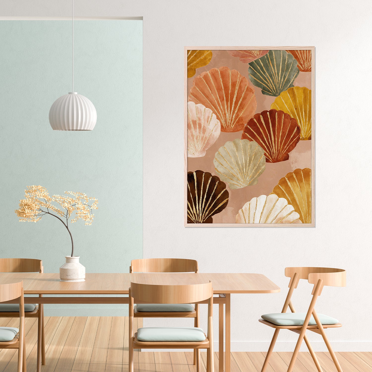 wall-art-print-canvas-poster-framed-Sunwashed Shells-9
