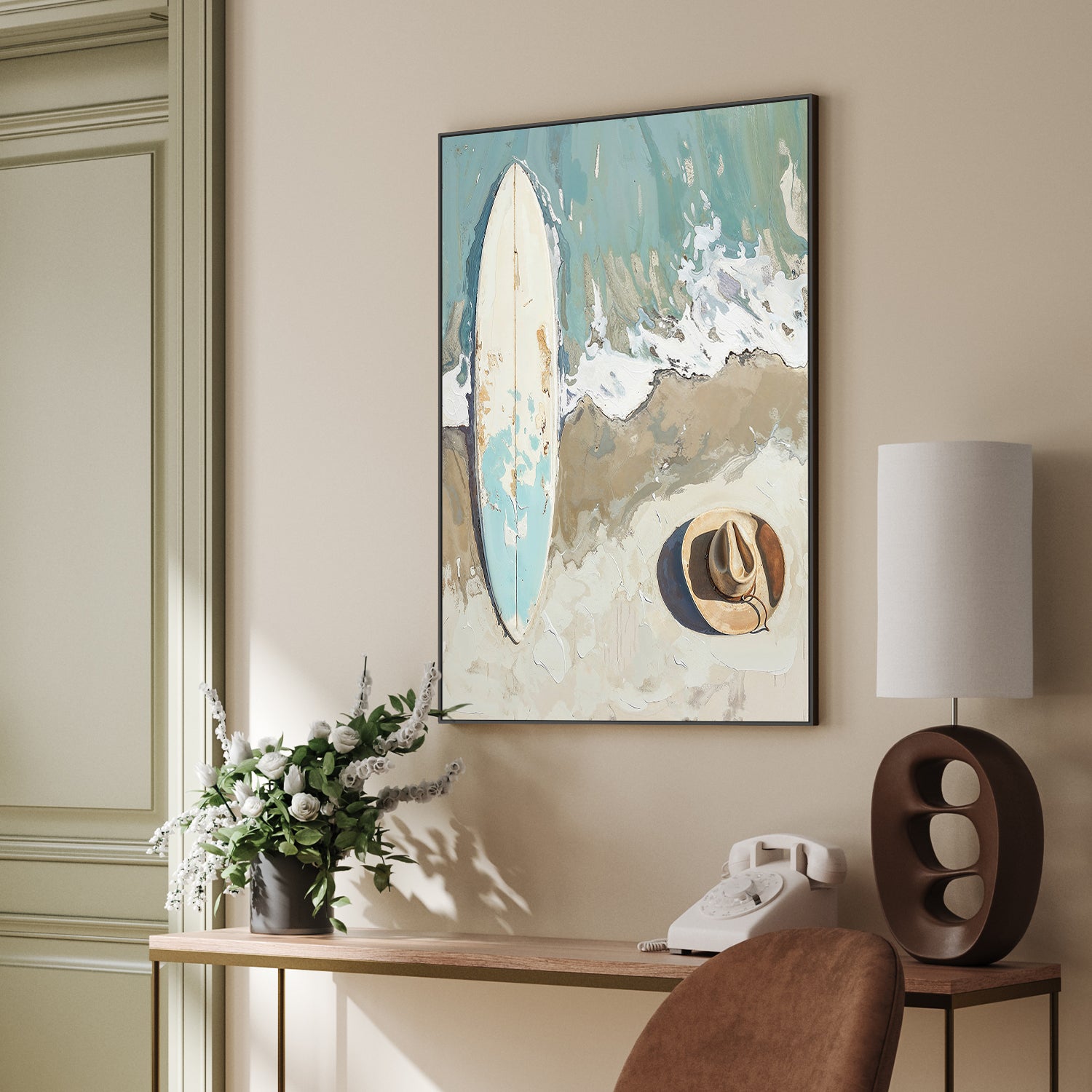 wall-art-print-canvas-poster-framed-Surf Cow Boy-2