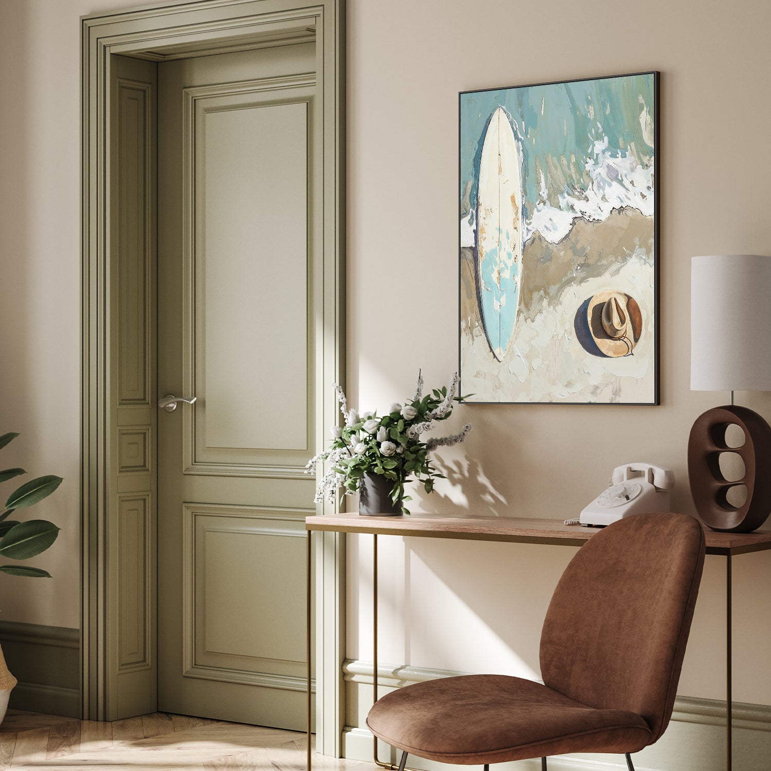 wall-art-print-canvas-poster-framed-Surf Cow Boy-7