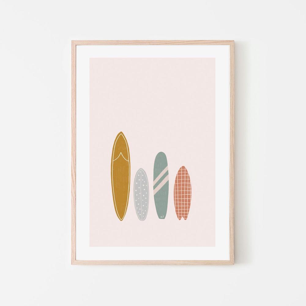 wall-art-print-canvas-poster-framed-Surfboards , By Menina Lisboa-6