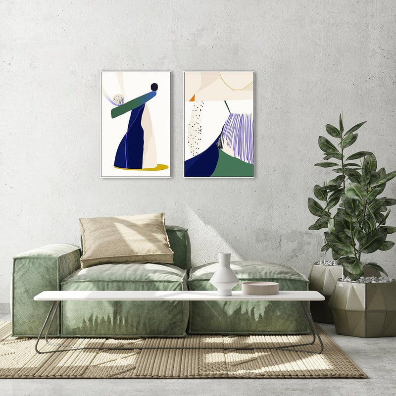 wall-art-print-canvas-poster-framed-Surreal Abstract, Style C, Set Of 2-by-Gioia Wall Art-Gioia Wall Art