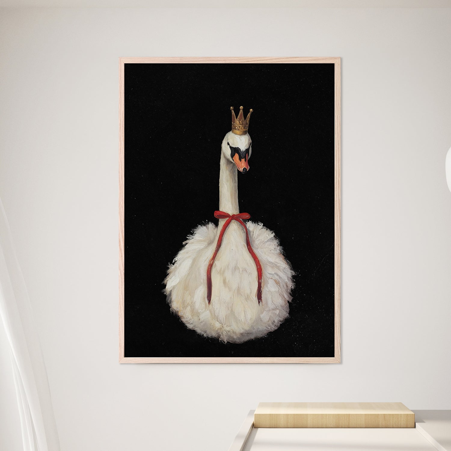 wall-art-print-canvas-poster-framed-Swan Bow-2