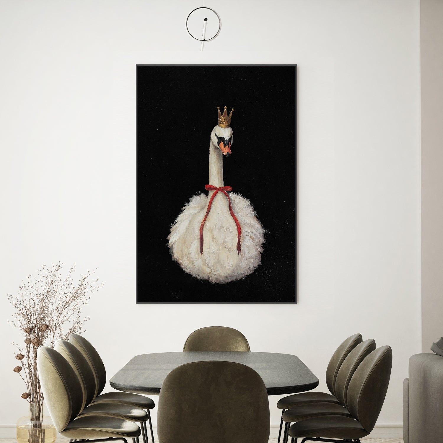 wall-art-print-canvas-poster-framed-Swan Bow-7