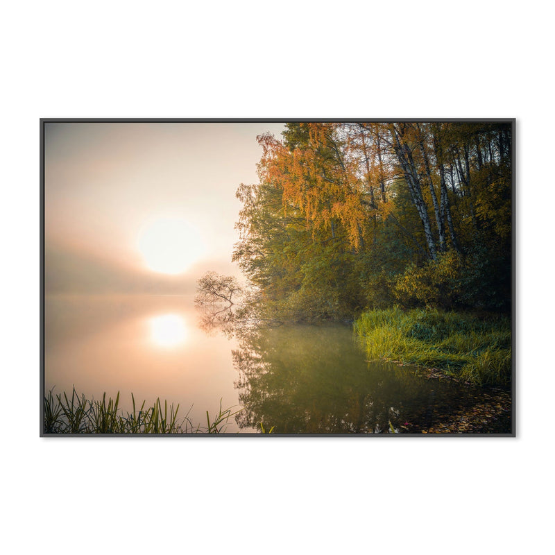 wall-art-print-canvas-poster-framed-Swedish Lake , By Christian Lindsten-GIOIA-WALL-ART