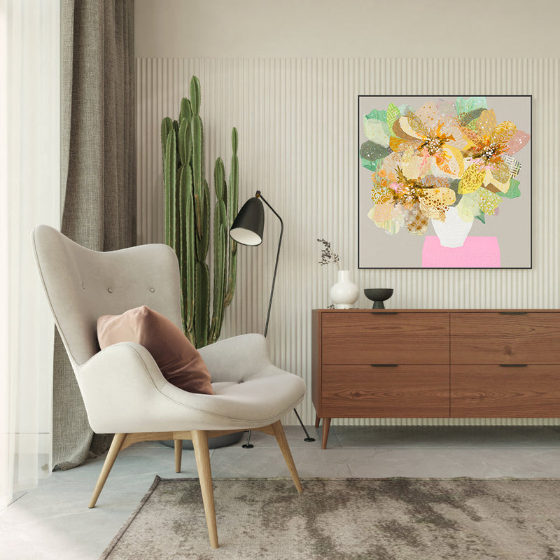 wall-art-print-canvas-poster-framed-Sweet Honey Bee , By Leanne Daquino-GIOIA-WALL-ART