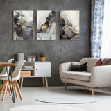 wall-art-print-canvas-poster-framed-Swirl, Set Of 3-by-Gioia Wall Art-Gioia Wall Art