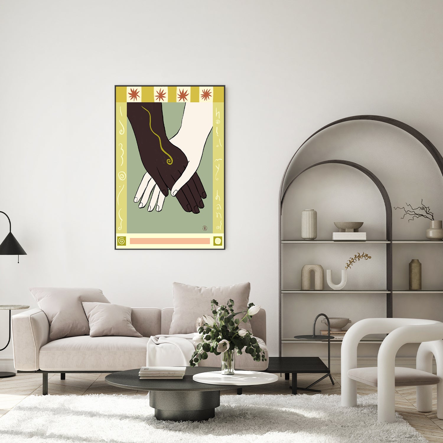 wall-art-print-canvas-poster-framed-Symbolizing Unity And Diversity-7