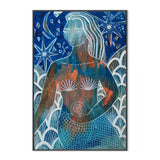 wall-art-print-canvas-poster-framed-Tamzen, Tanzanite Mermaid , By Amanda Skye-3