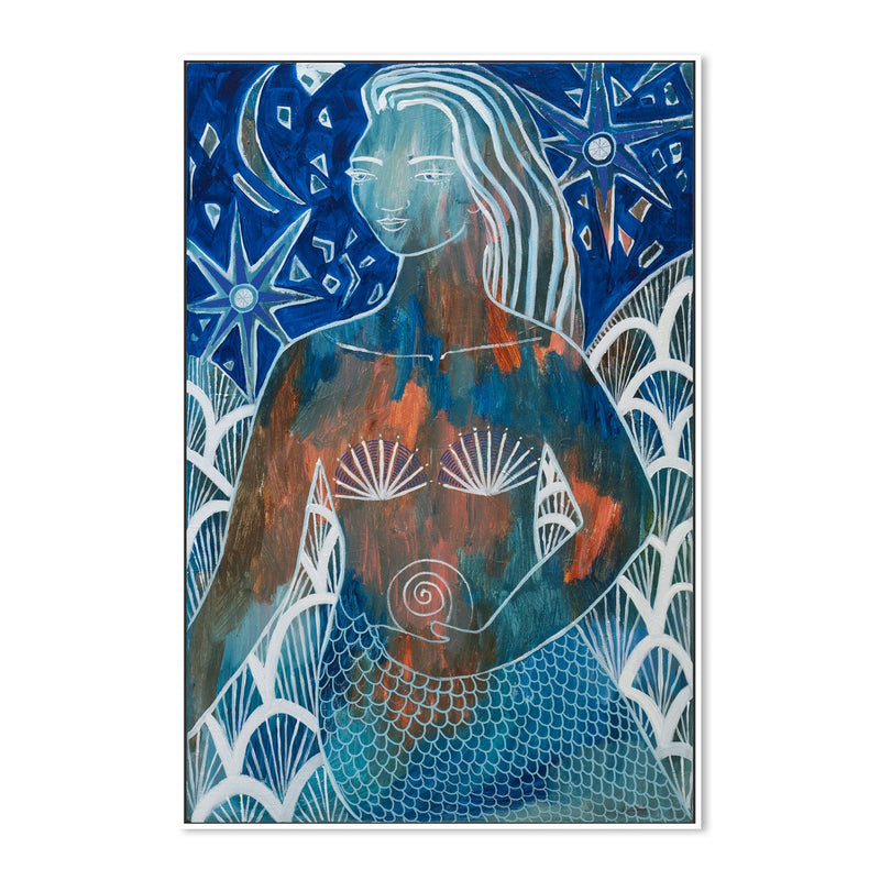 wall-art-print-canvas-poster-framed-Tamzen, Tanzanite Mermaid , By Amanda Skye-5