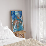 wall-art-print-canvas-poster-framed-Tamzen, Tanzanite Mermaid , By Amanda Skye-7