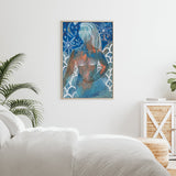 wall-art-print-canvas-poster-framed-Tamzen, Tanzanite Mermaid , By Amanda Skye-8