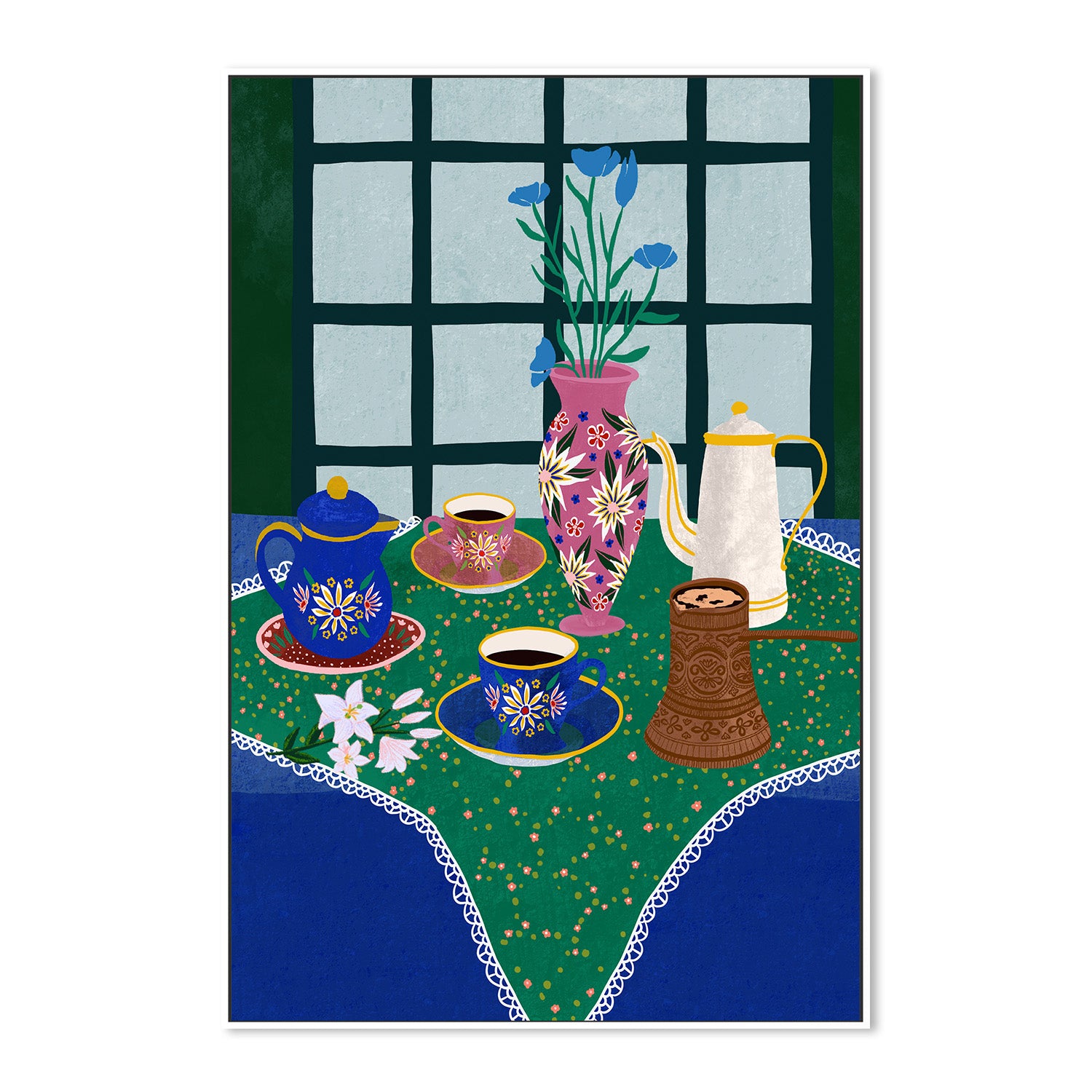 wall-art-print-canvas-poster-framed-Tea For Two-5