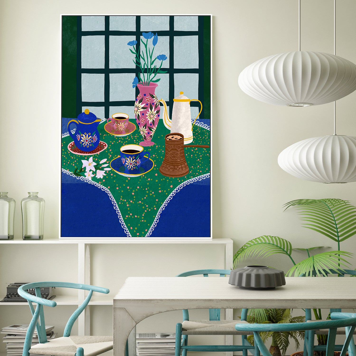 wall-art-print-canvas-poster-framed-Tea For Two-7