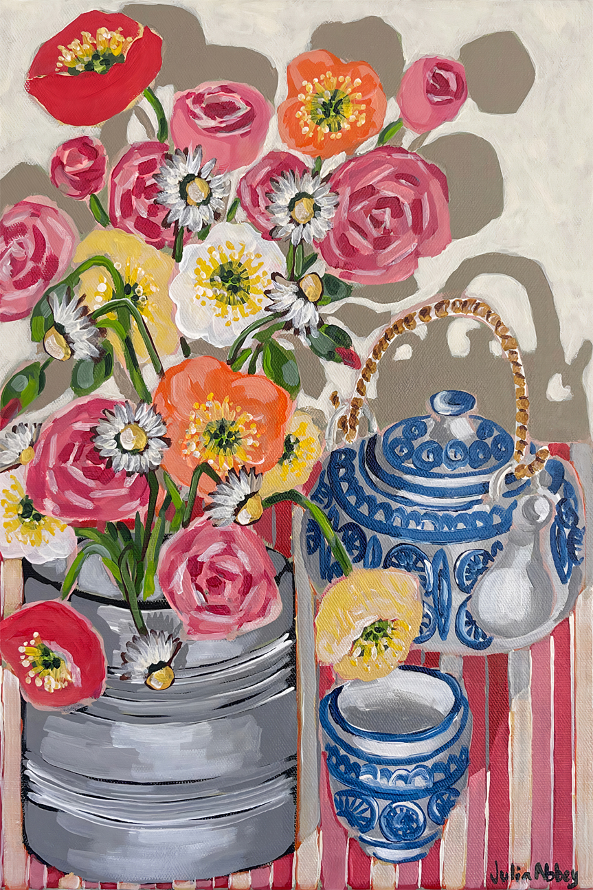 wall-art-print-canvas-poster-framed-Tea Time , By Julia Abbey-1