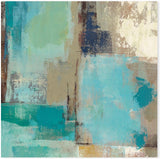 wall-art-print-canvas-poster-framed-Teal and Aqua Reflections, Style B-by-Silvia Vassileva-Gioia Wall Art