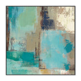 wall-art-print-canvas-poster-framed-Teal and Aqua Reflections, Style B-by-Silvia Vassileva-Gioia Wall Art